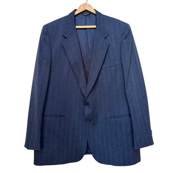 Lanvin Paris x Barneys NY 100% Wool Blazer Made in USA British Fabric - Picture 1 of 9